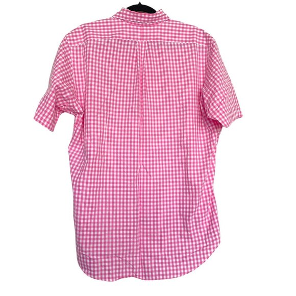 Ralph Lauren Polo Pink & White Plaid Button Down Men's Large - Picture 2 of 5